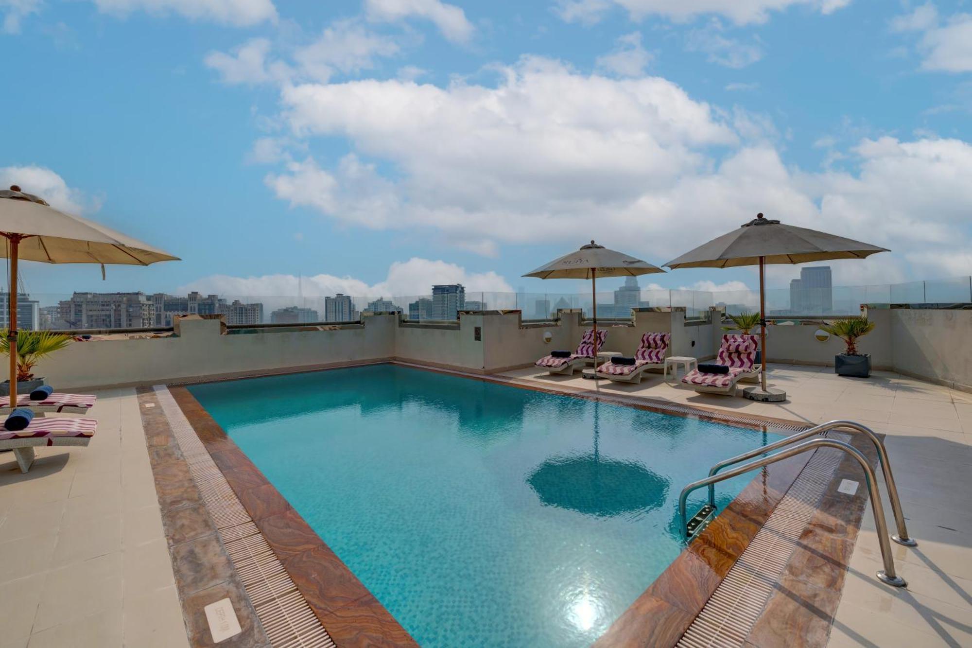 Suha Park Hotel Apartments, Waterfront Jaddaf ドバイ エクステリア 写真