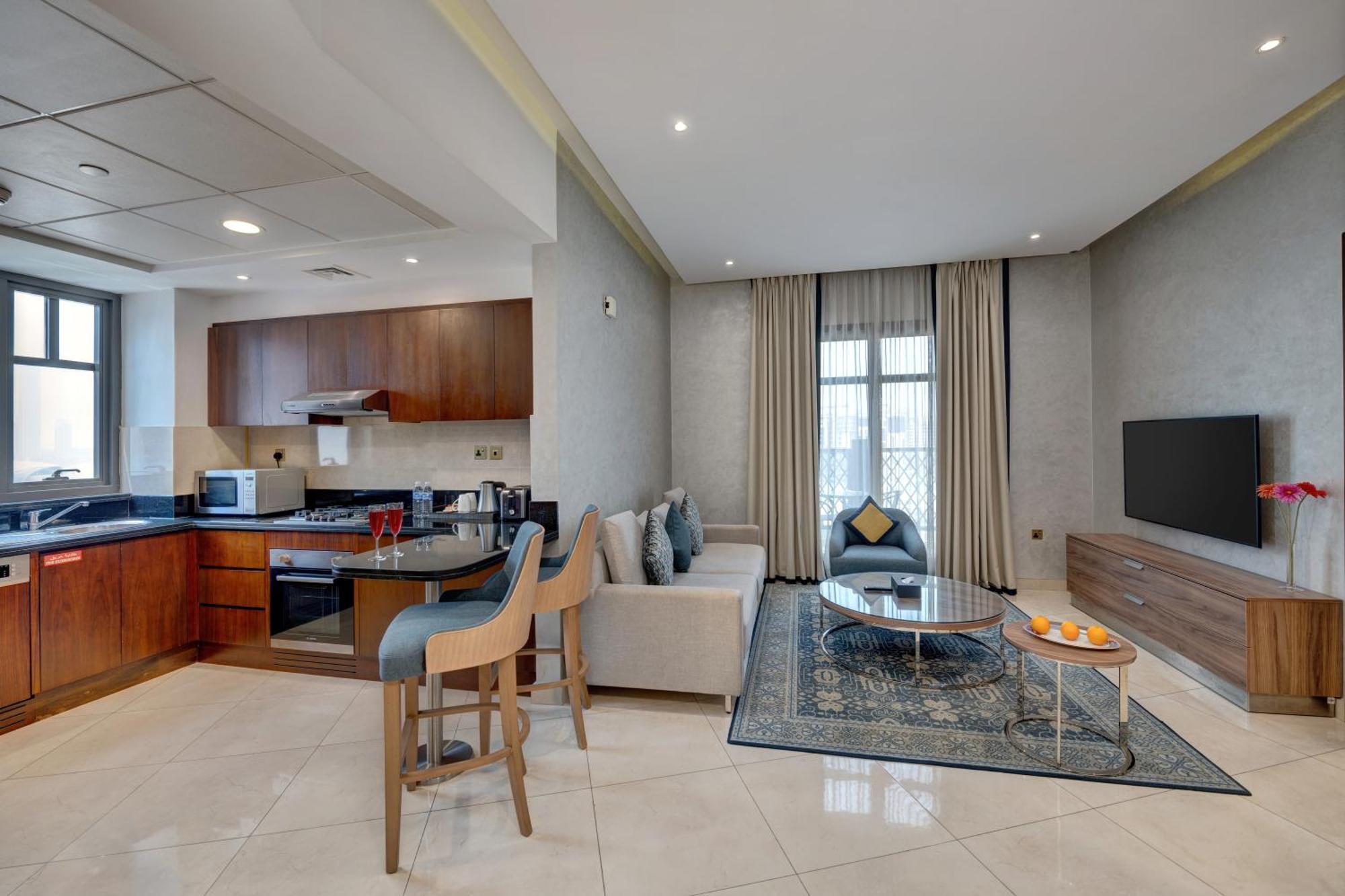 Suha Park Hotel Apartments, Waterfront Jaddaf ドバイ 部屋 写真